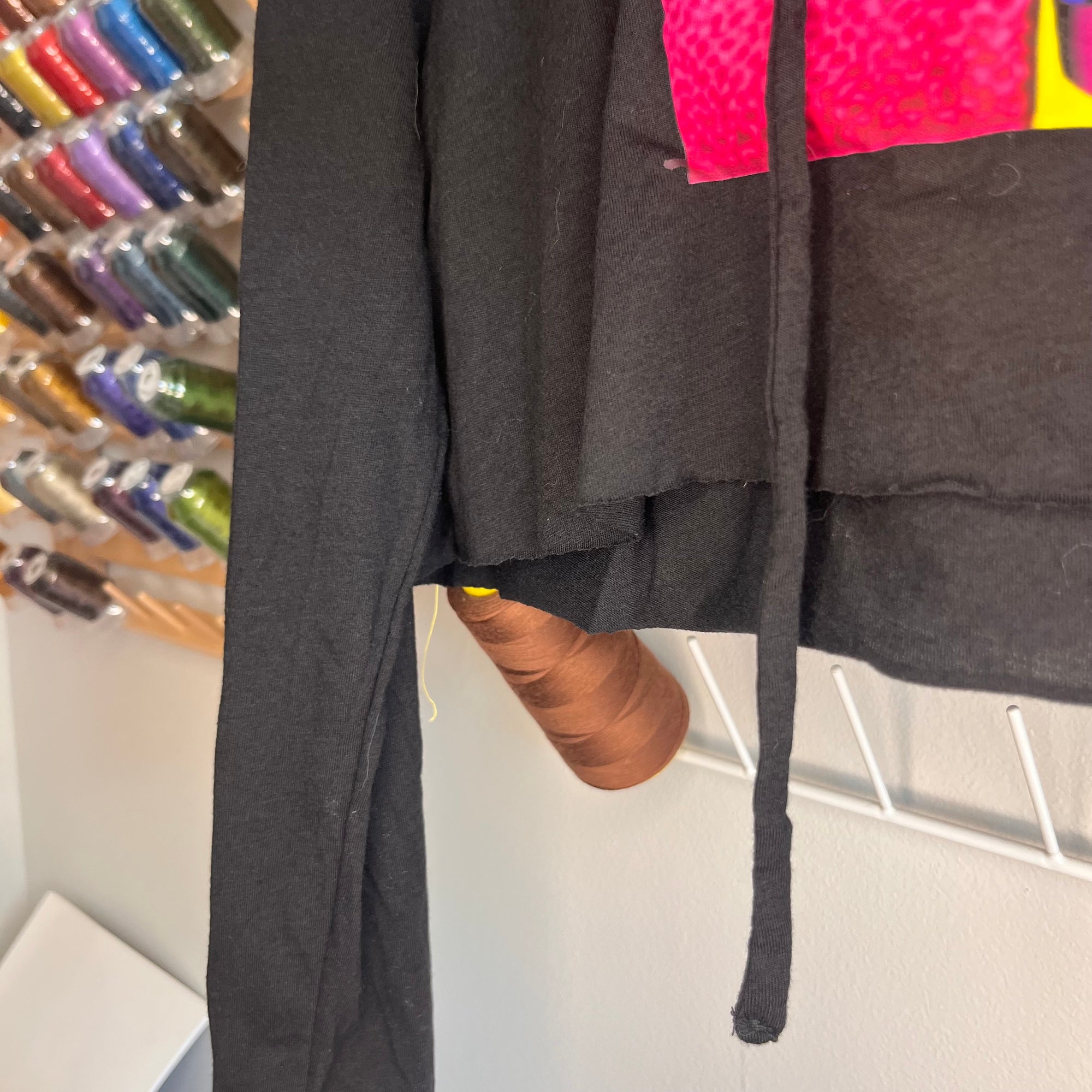 Swork Edition: Cropped Long Sleeve Hood-Tee